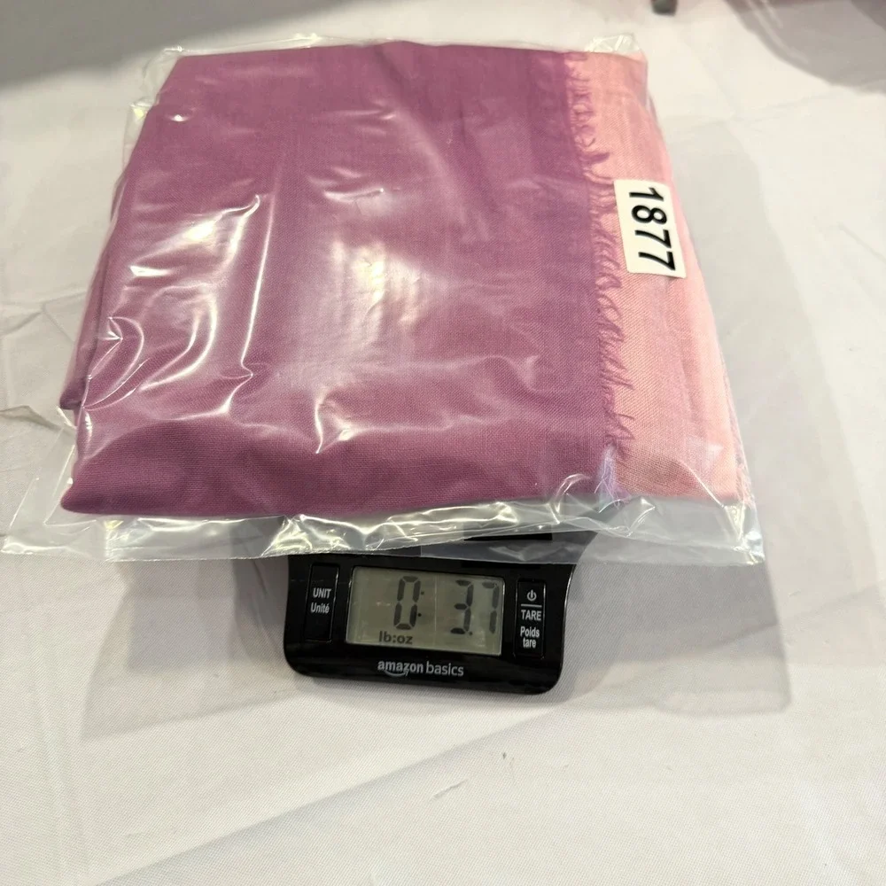 NWT‎ Faliero Sarti Modal Silk Blend Stole Ginevra Scarf Purple Pink Ombre Soft